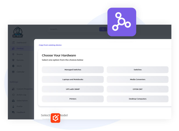 Create a new asset screen