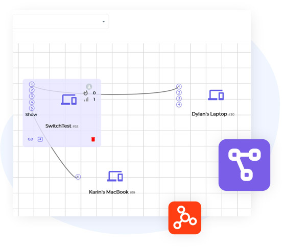 Device mapping screen
